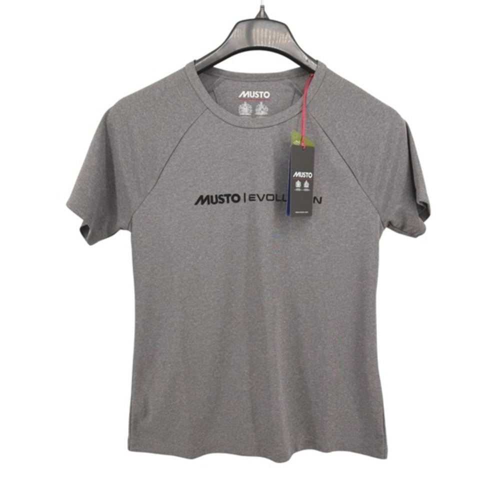 NEW Musto X 11th Hour Racing Womens 8 Tee Grey Sailing Performance Raglan Shirt